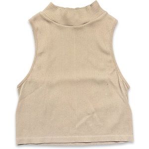 Zara Mock Neck Tank Top Size M
